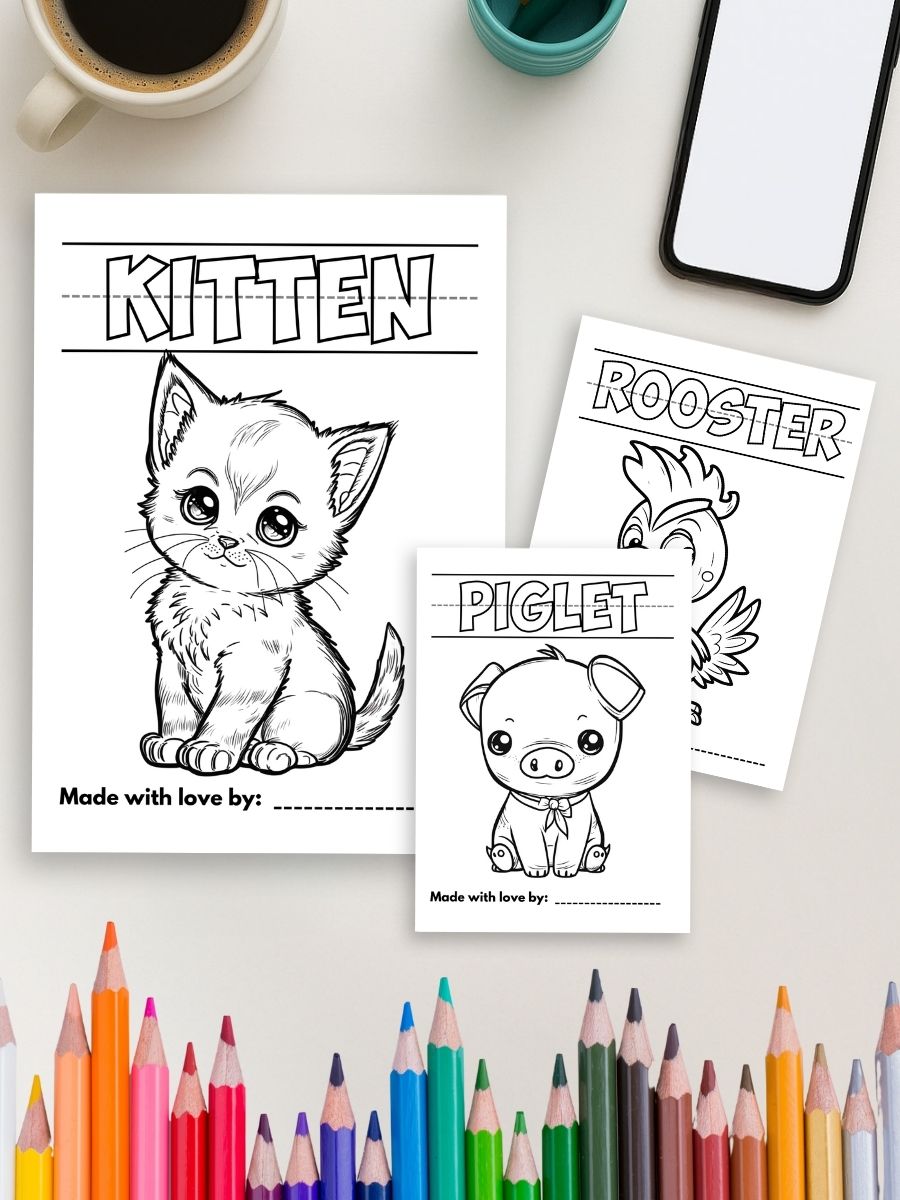 My First Farmhouse Animals (12 Pages) - Image 4