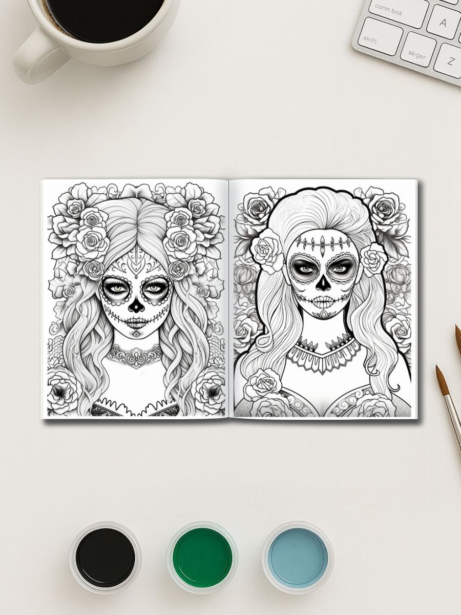 Sugar Skull Queens – 50 Feminine Skull Designs - Image 3