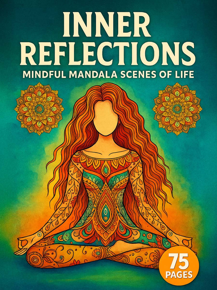 Inner Reflections – 75 Mindful Mandala Scenes of Life