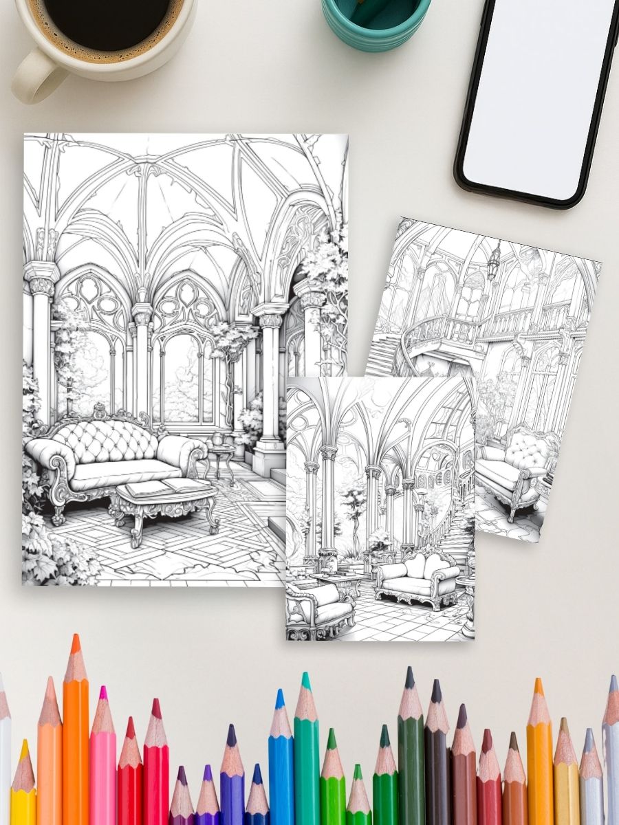 Fantasia Rooms – 50 Fantasy Interior Design Pages - Image 4