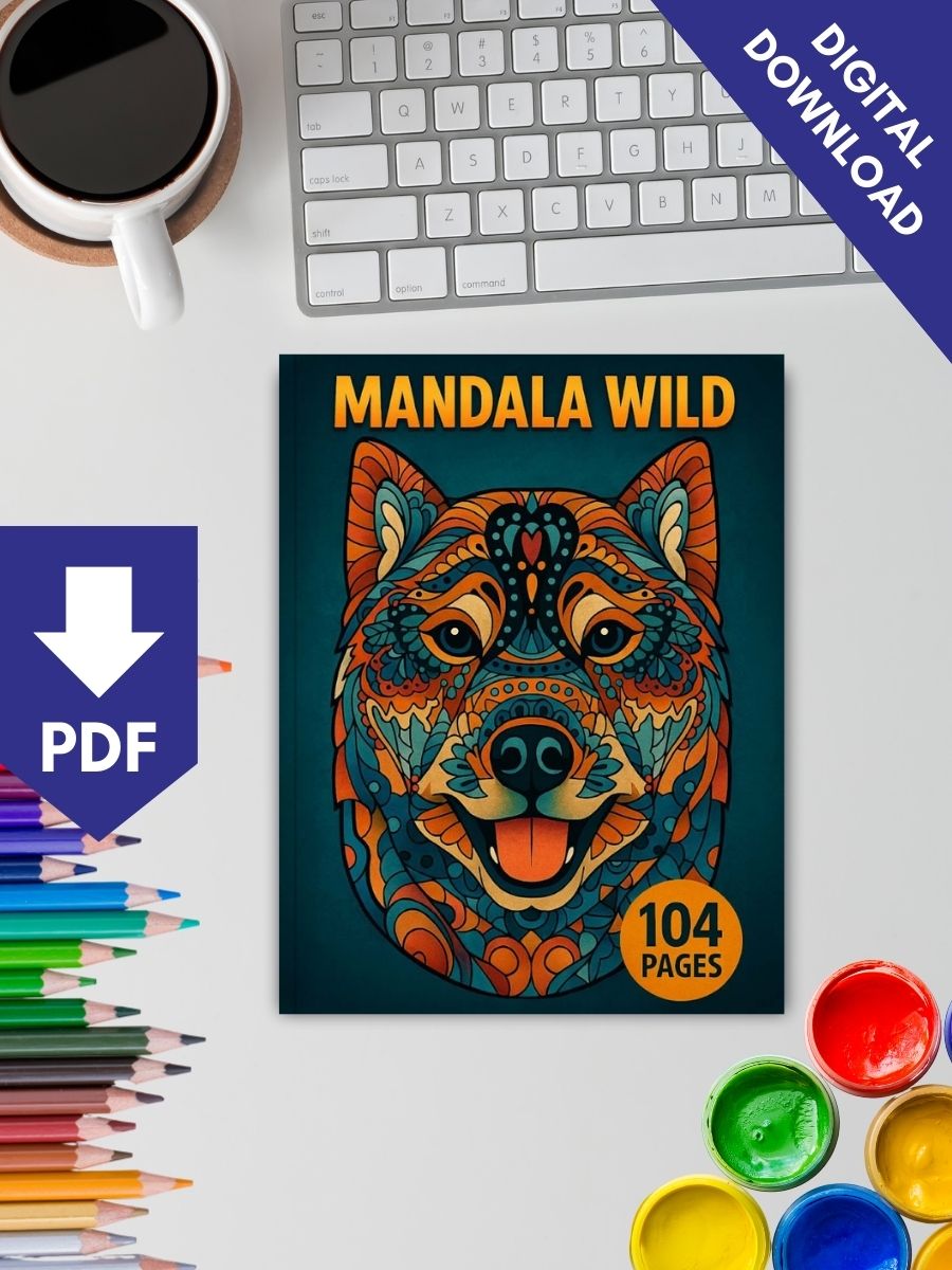 Mandala Wild – 54 Animals Filled with Intricate Patterns - Image 2