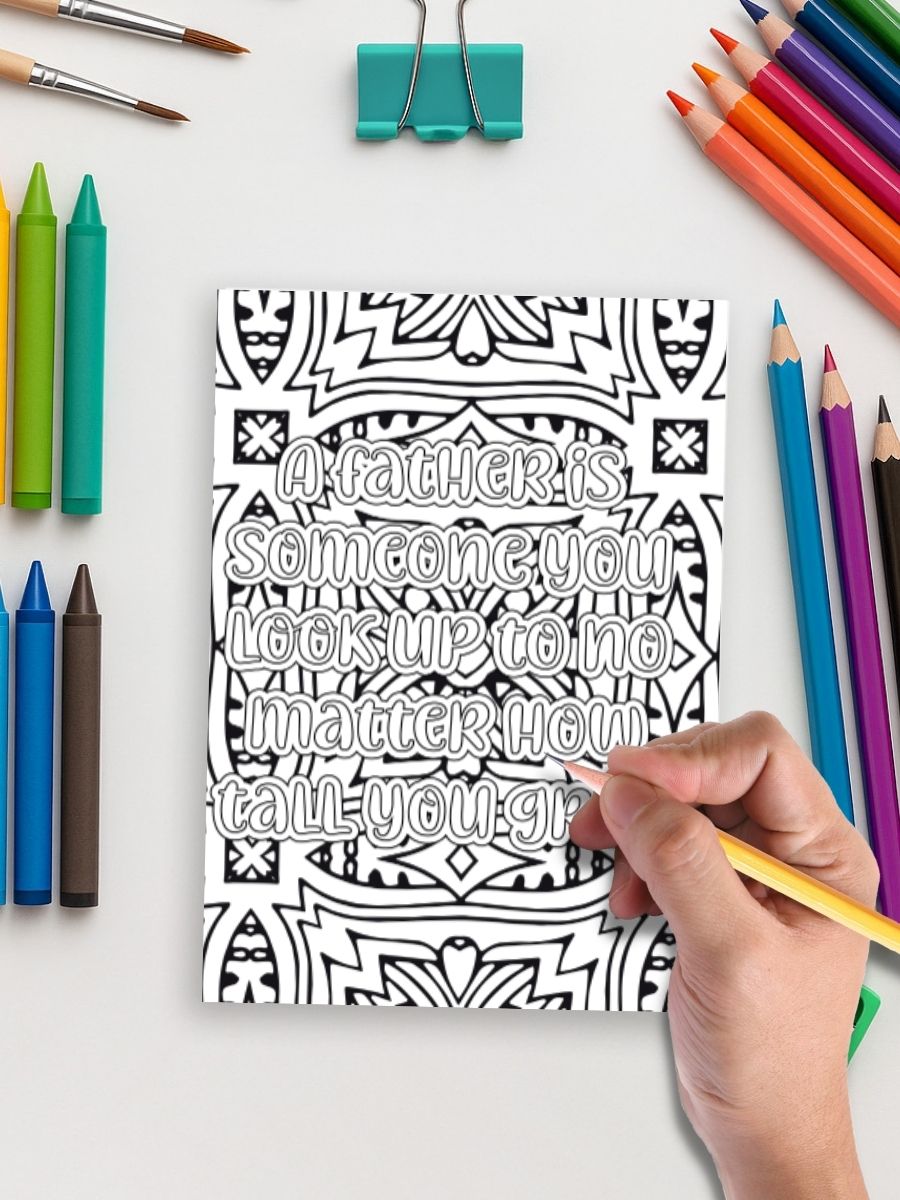 Dad, You’re the Best – 25 Father’s Day Quote Pages - Image 5